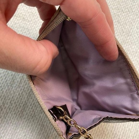 COACH Madison Optic C Coin Wallet- Brown logo - Picture 4 of 4